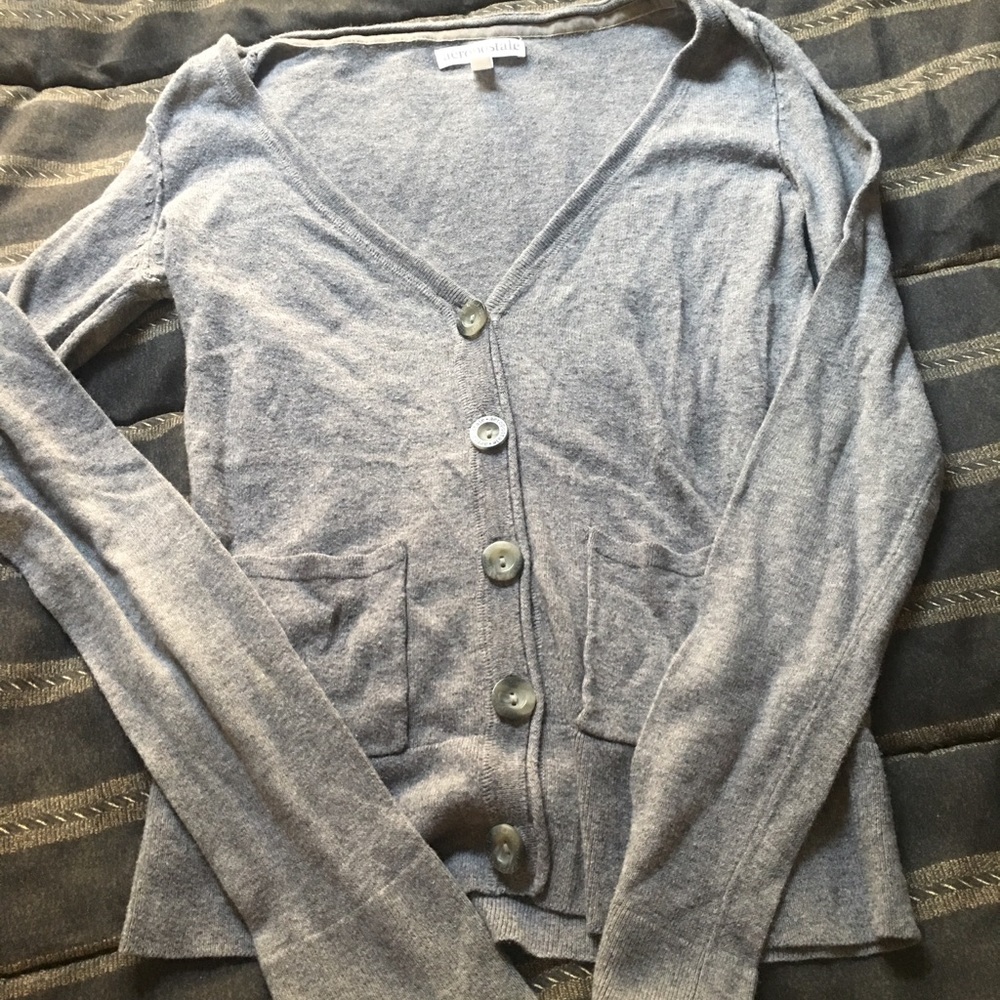 light-grey sweater